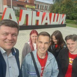 Юрий Балахонцев посетил село Алнаши
